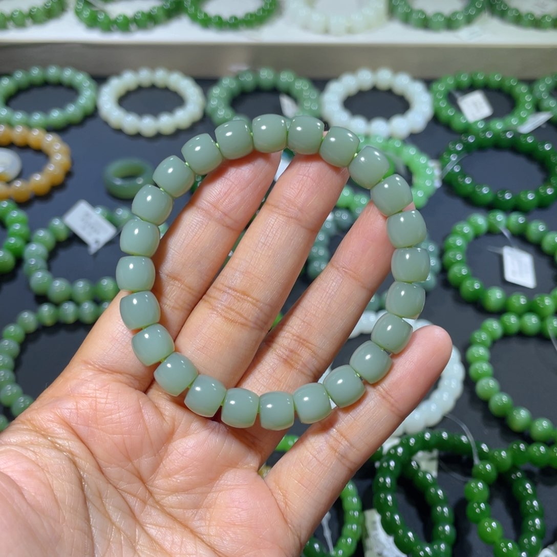 和田玉手链未镶嵌X*