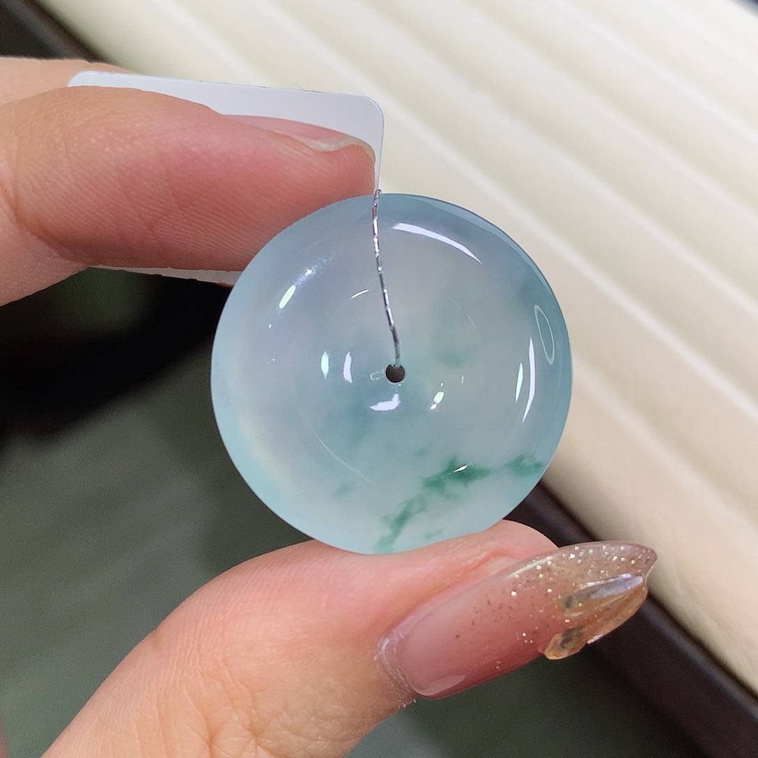 翡翠未镶嵌颈饰25.3-5.7