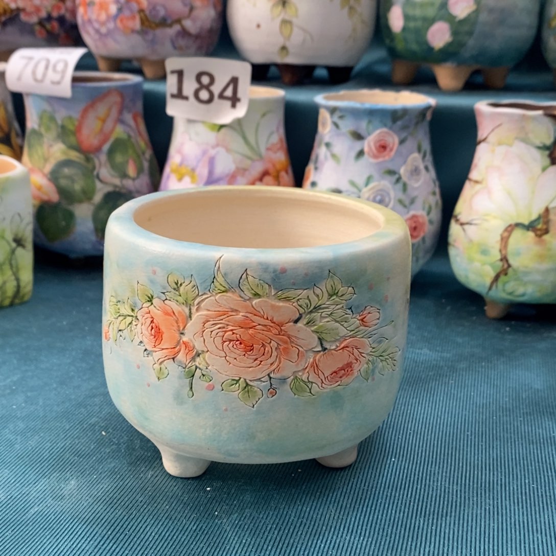 剔刻的玫瑰蝶恋花温柔