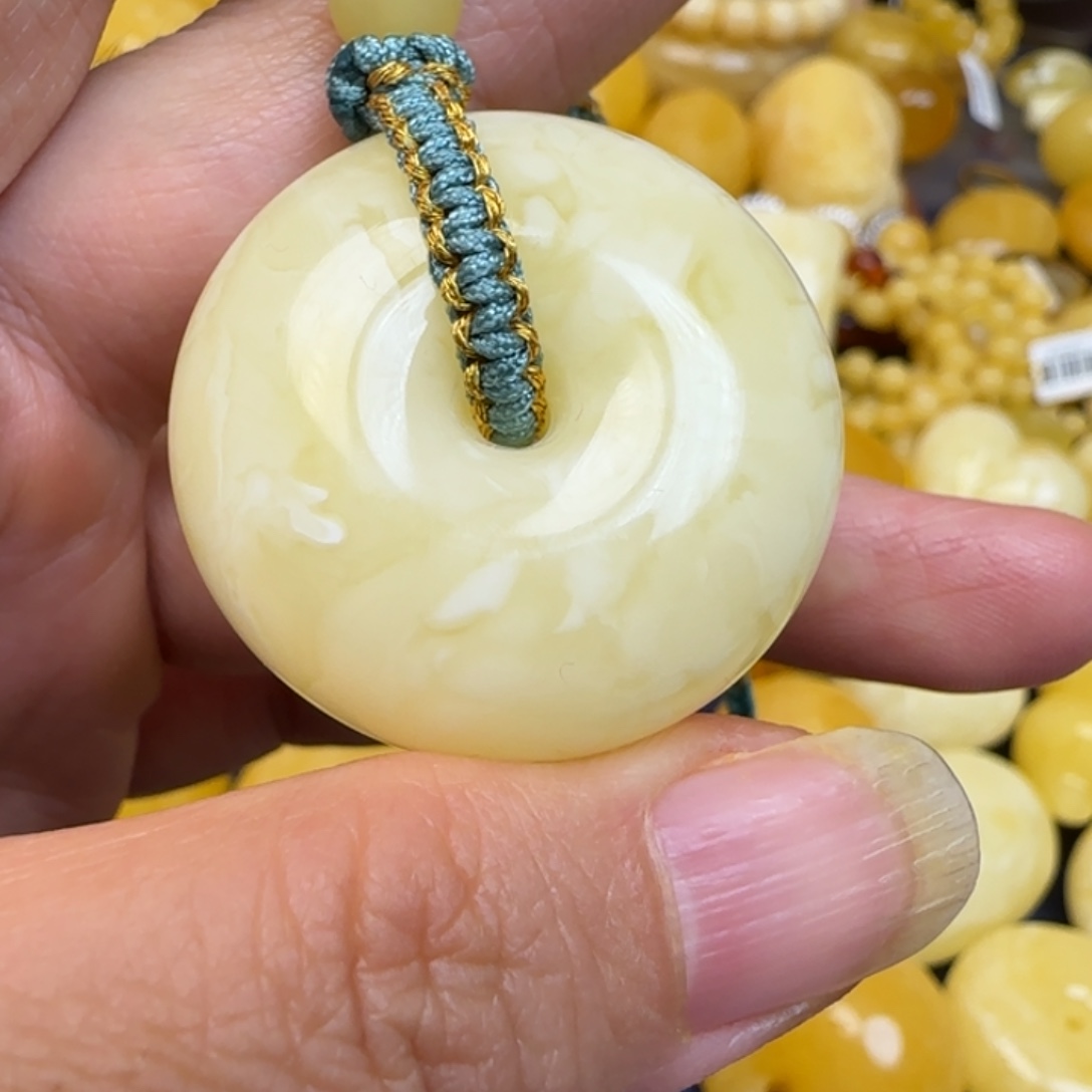 蜜蜡未镶嵌颈饰天然蜜蜡