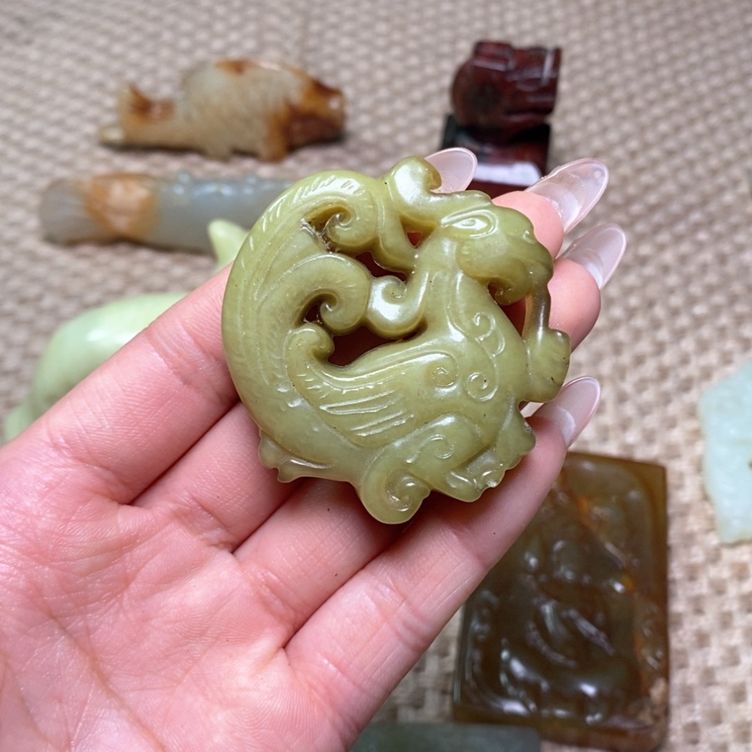 白玉菩提吊坠白玉菩提白玉菩提摆件