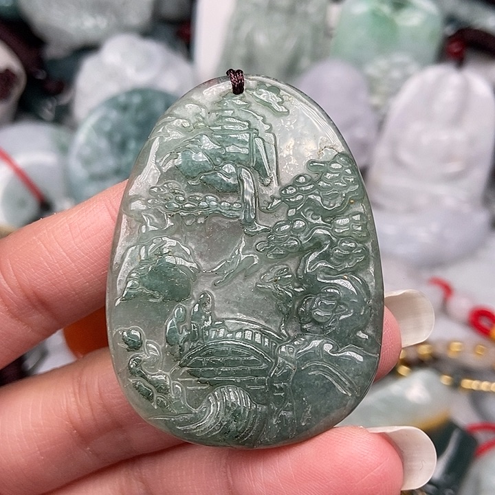 颈饰未镶嵌翡翠翡翠
