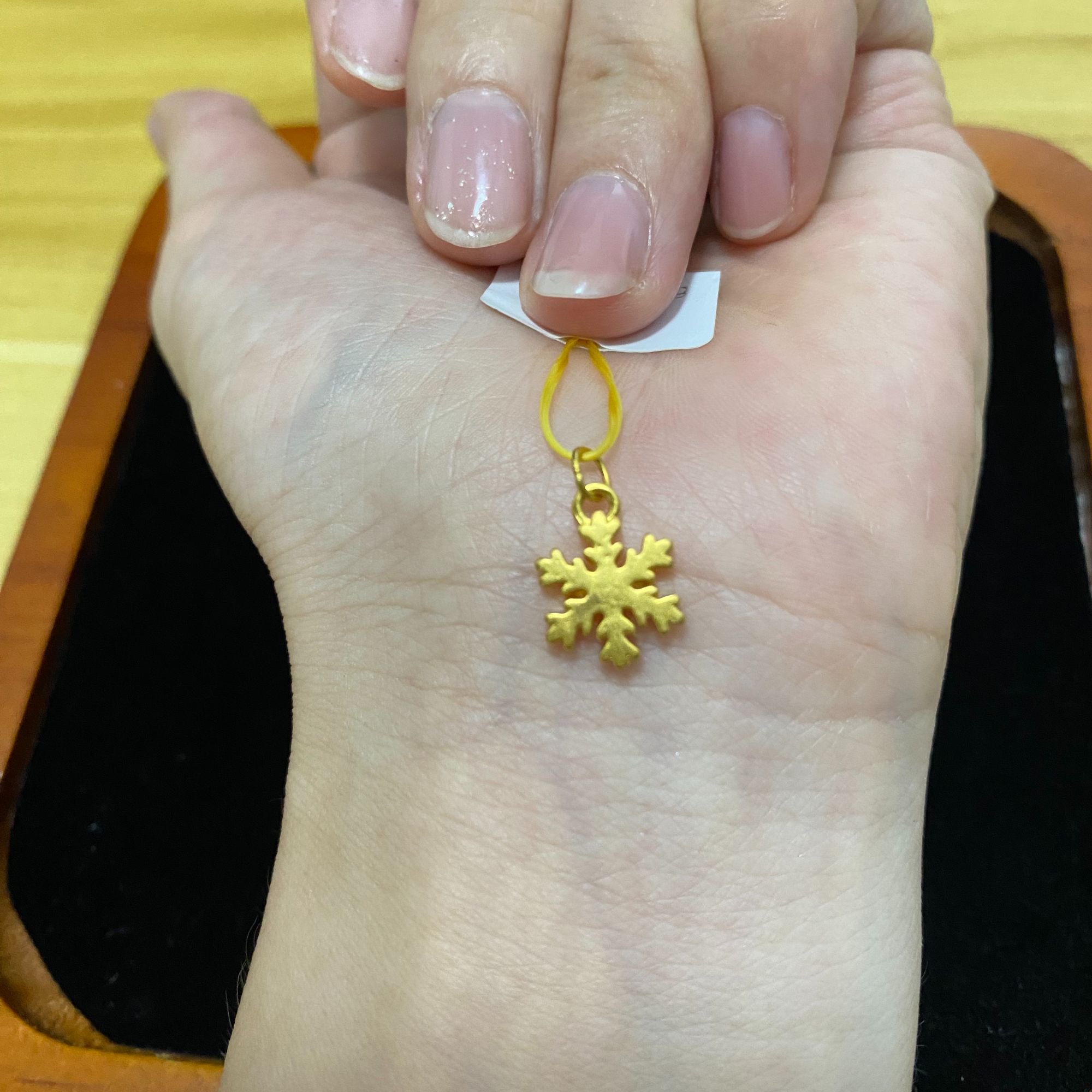 雪花手串足金999