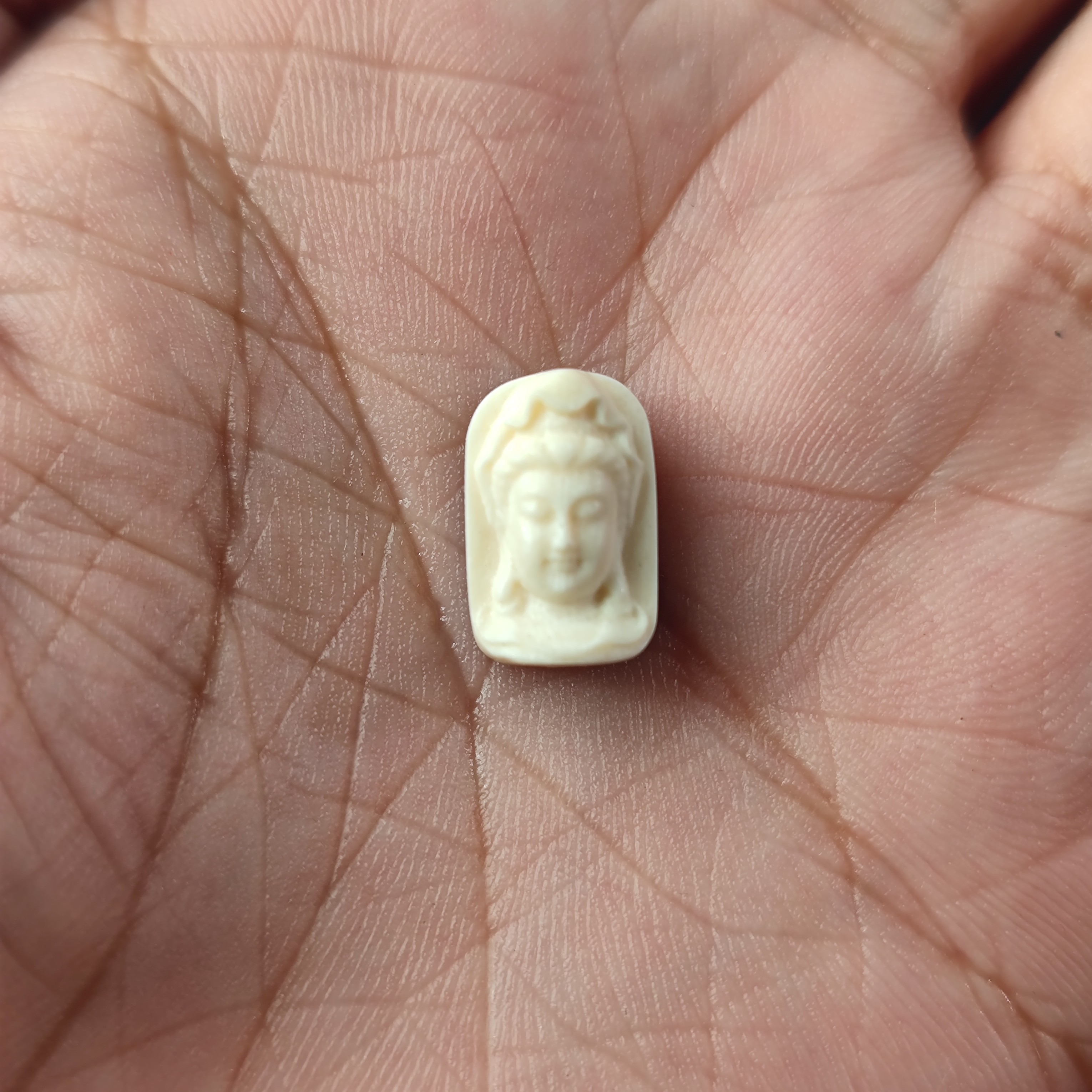 松山 天然猛犸牙 观音头 支持复检
