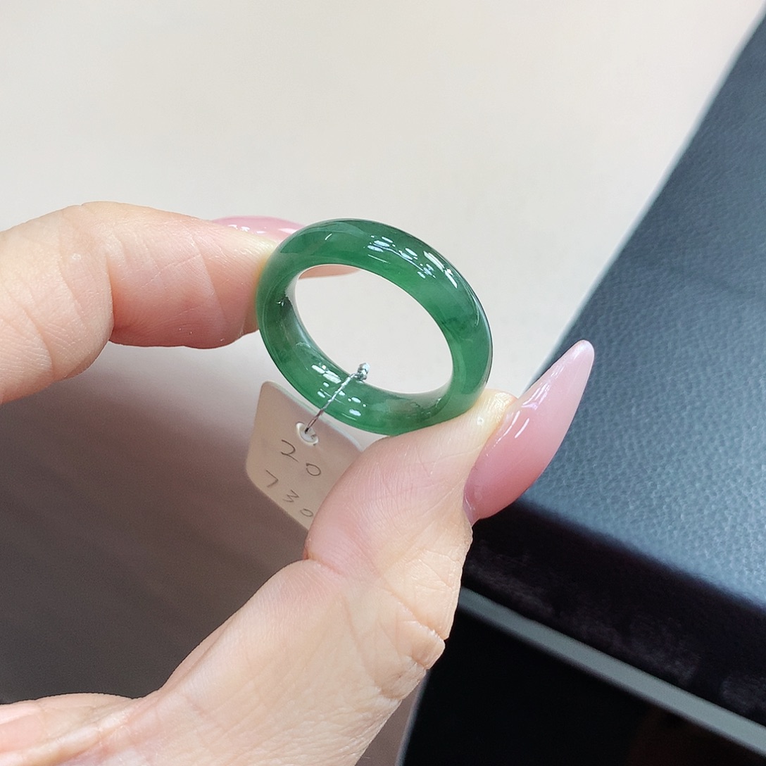 未镶嵌戒指翡翠20号