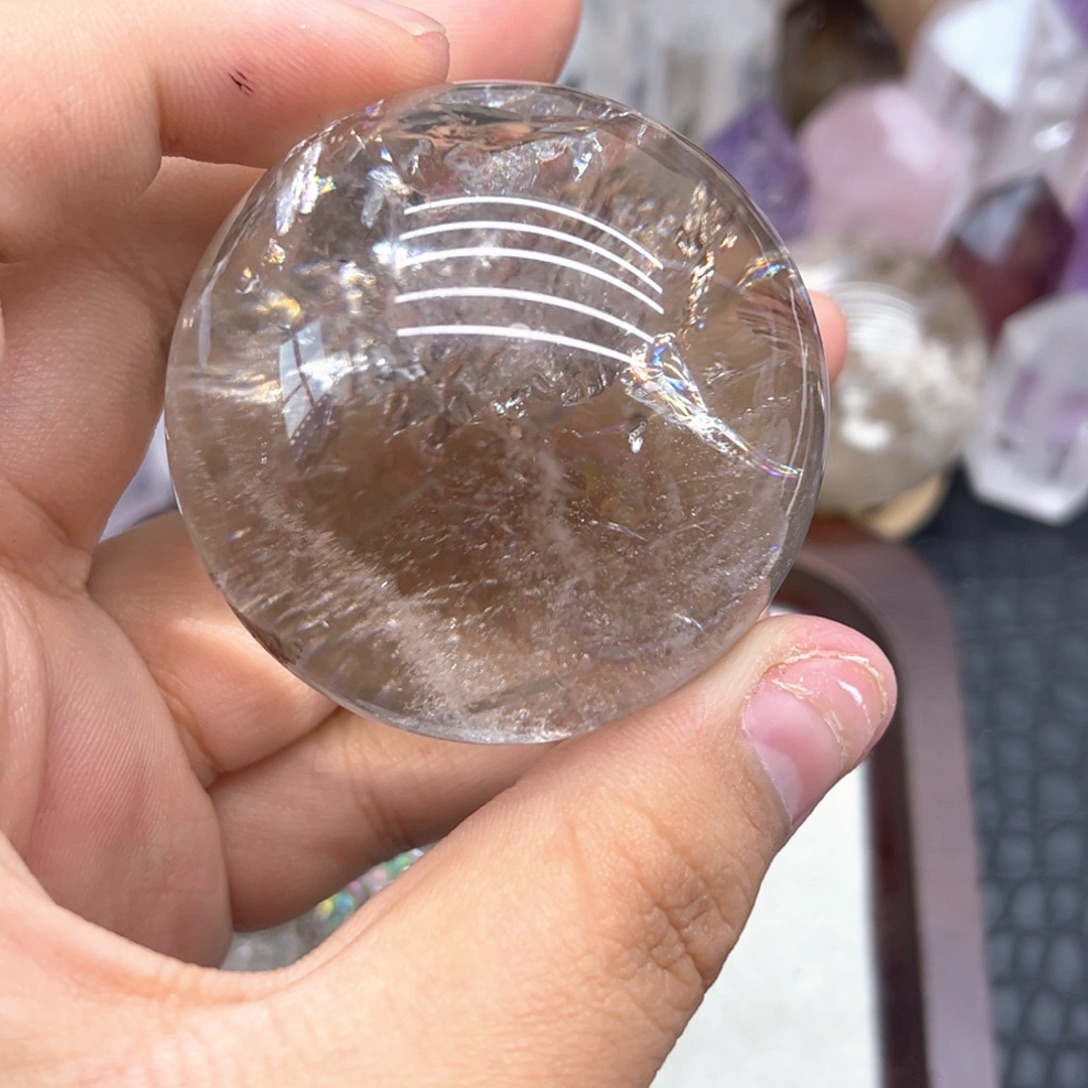 河***海珠宝半成品水晶未镶嵌49