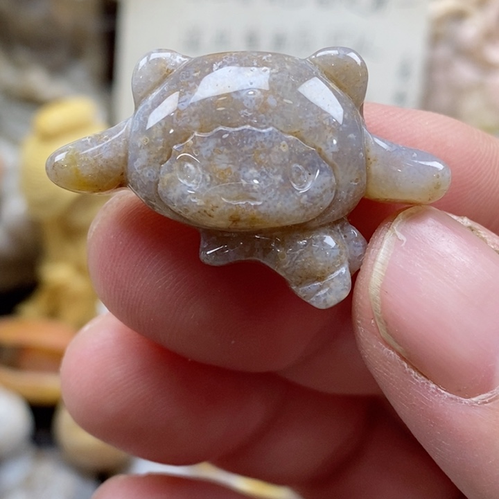 颈饰未镶嵌硅化珊瑚（珊瑚玉）有瑕 小