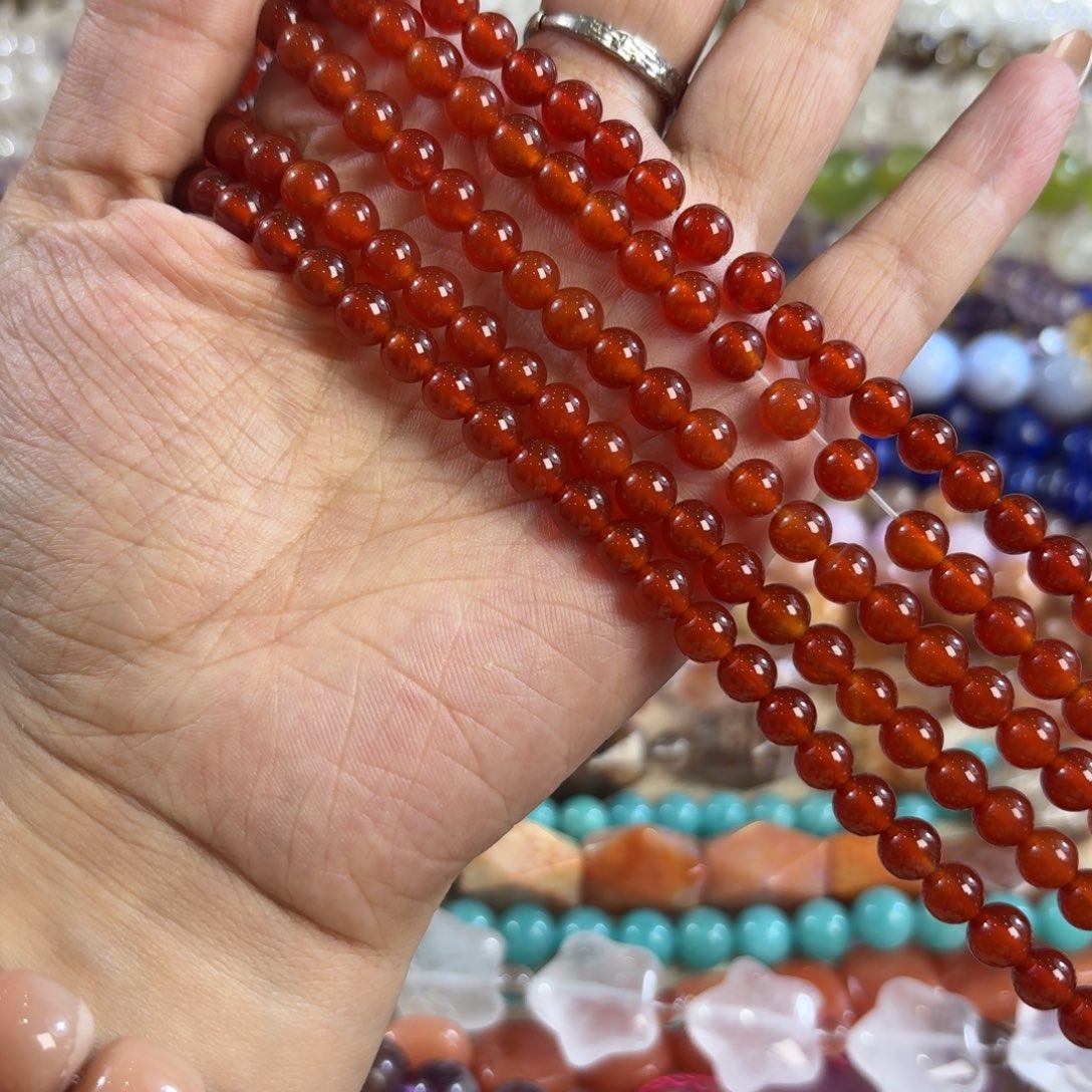 玛瑙/玉髓未镶嵌珠宝半成品卡6红玛瑙精品