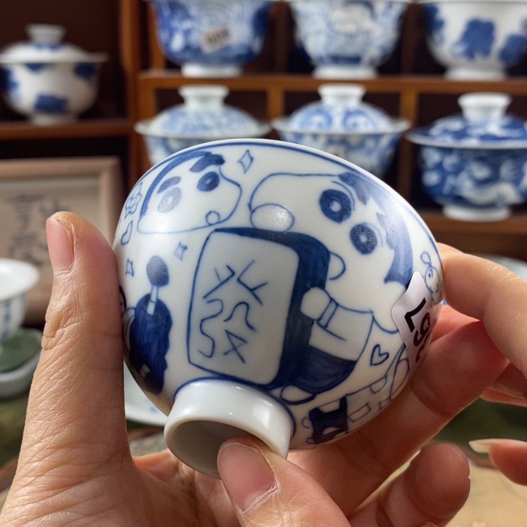 瓷片景德镇陶瓷手绘茶器367