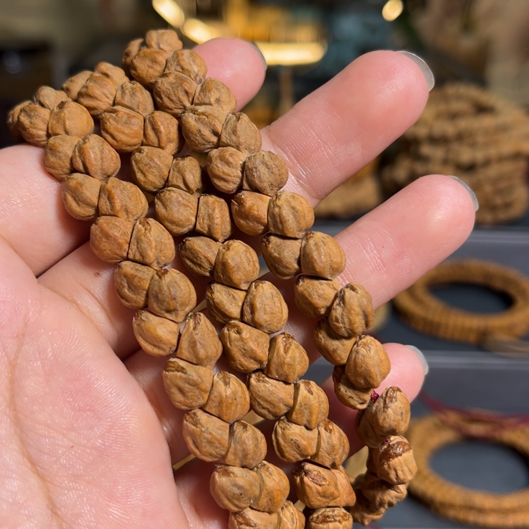 柏香籽/百香籽吊坠麦穗108长串
