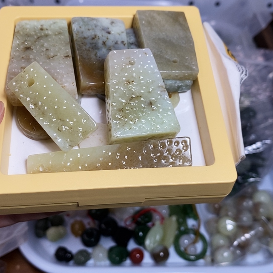 和田玉未镶嵌手链微瑕打包处理不退不换