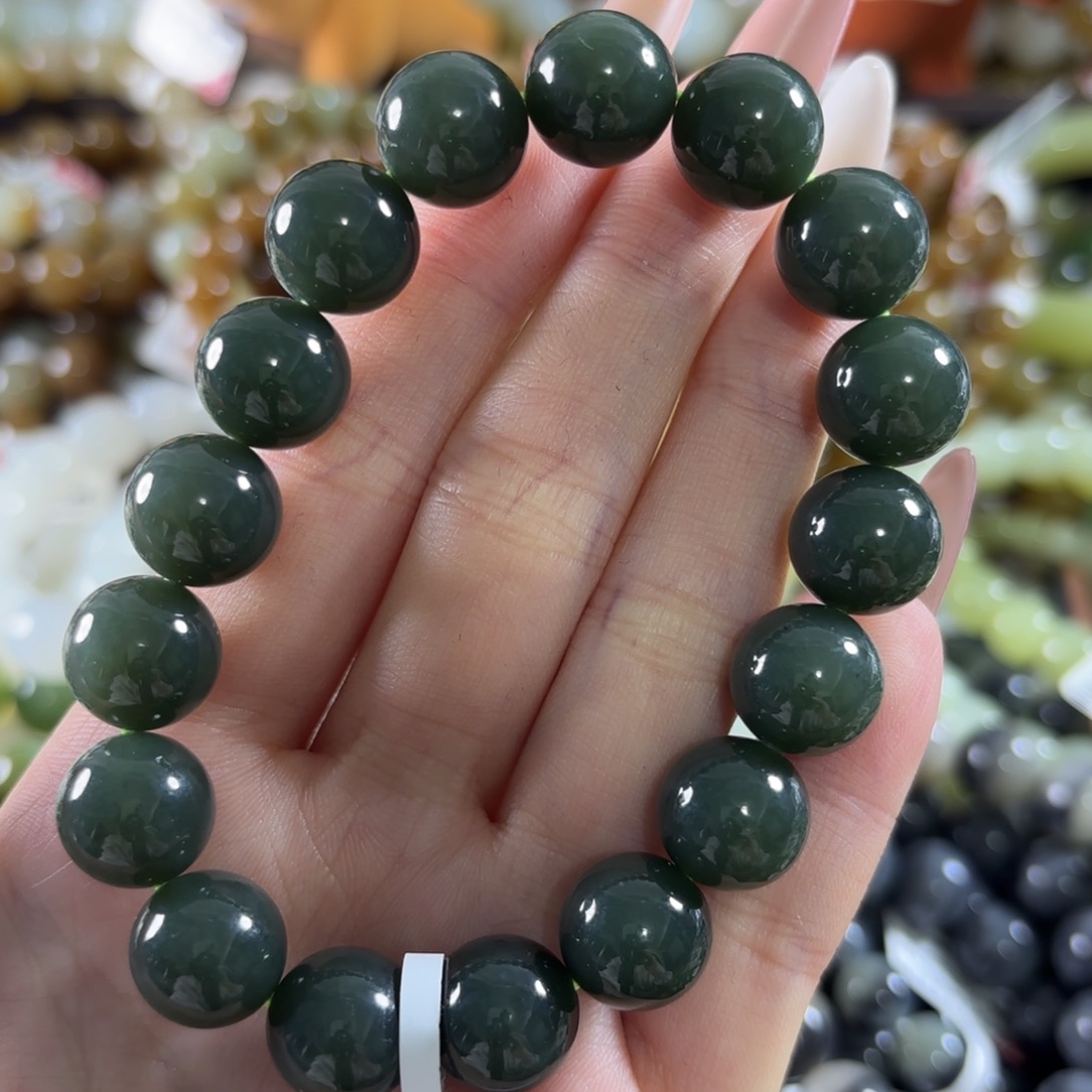 和田玉未镶嵌手链18