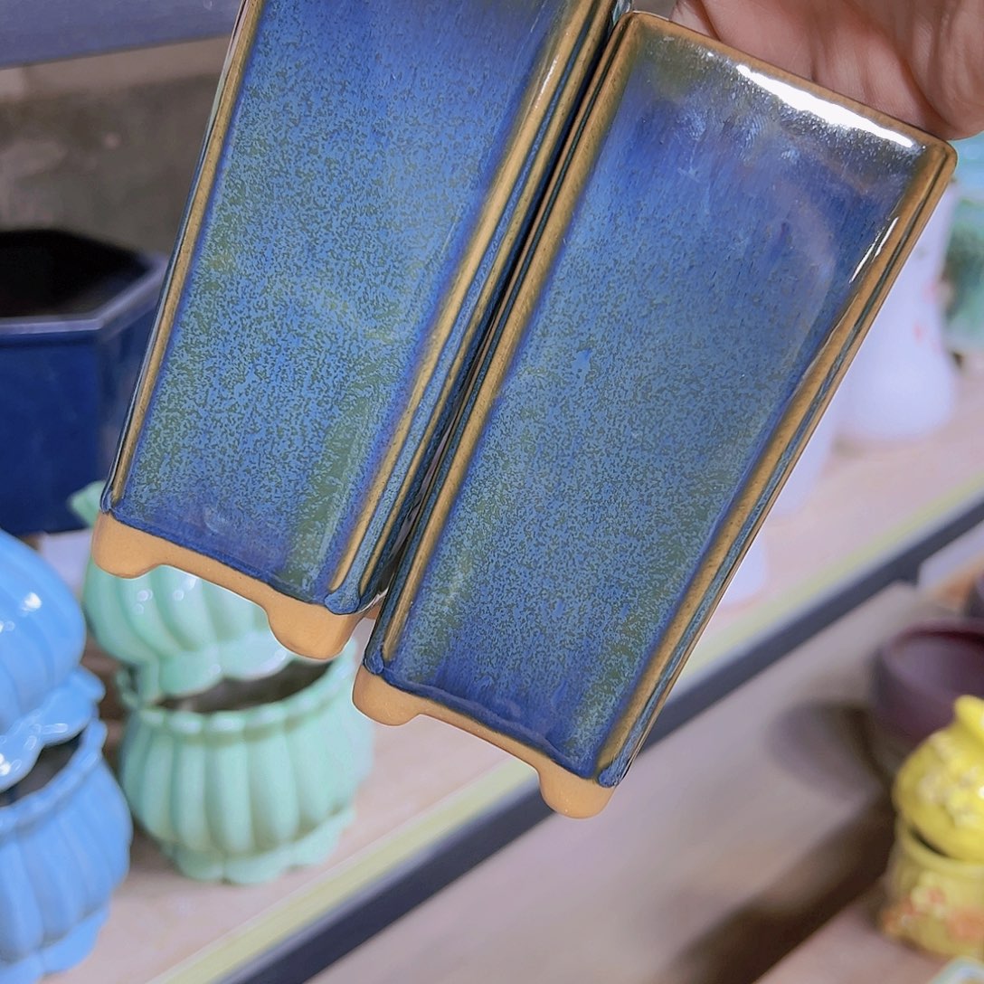 红陶陶瓷花盆满12包邮