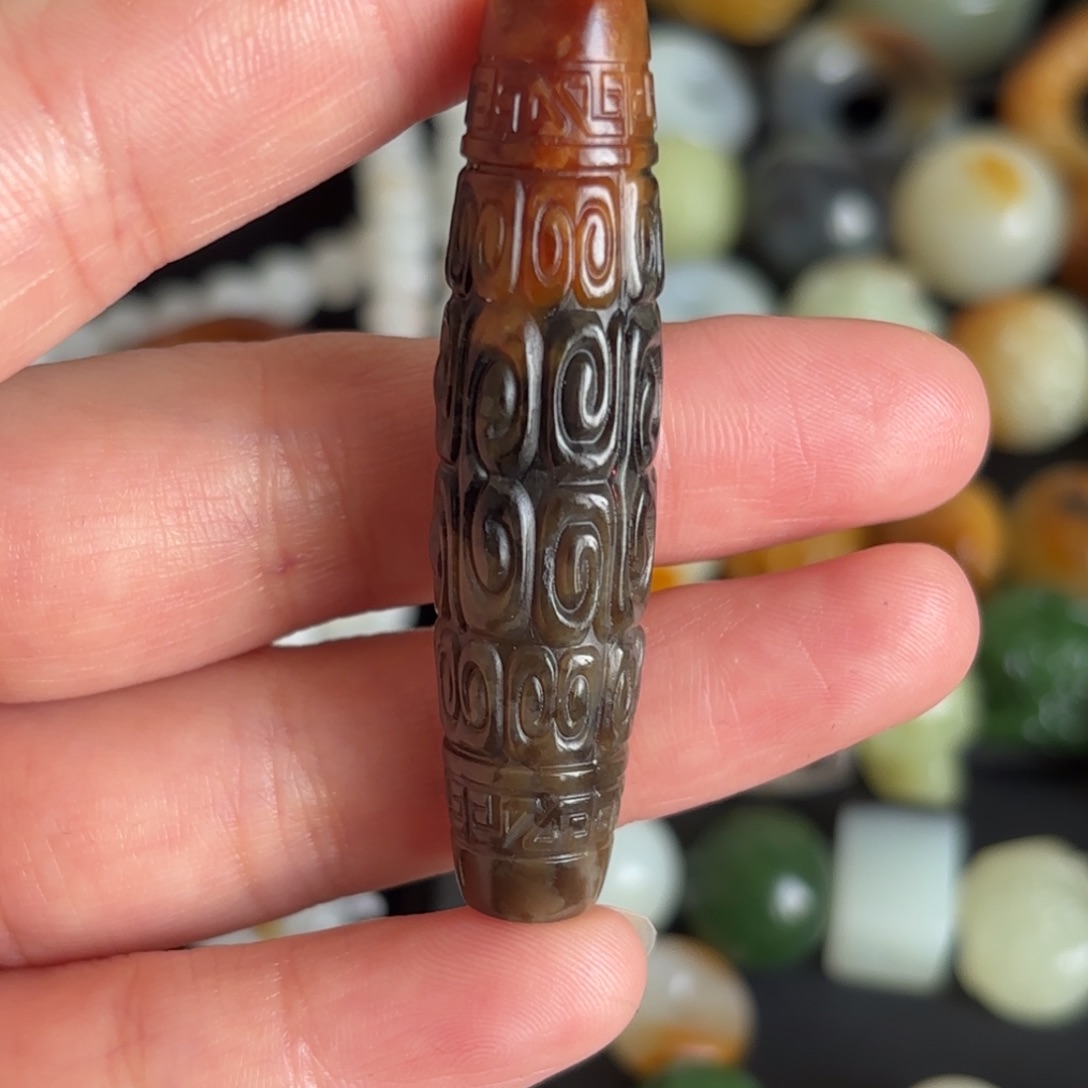 和田玉颈饰未镶嵌鸿**头