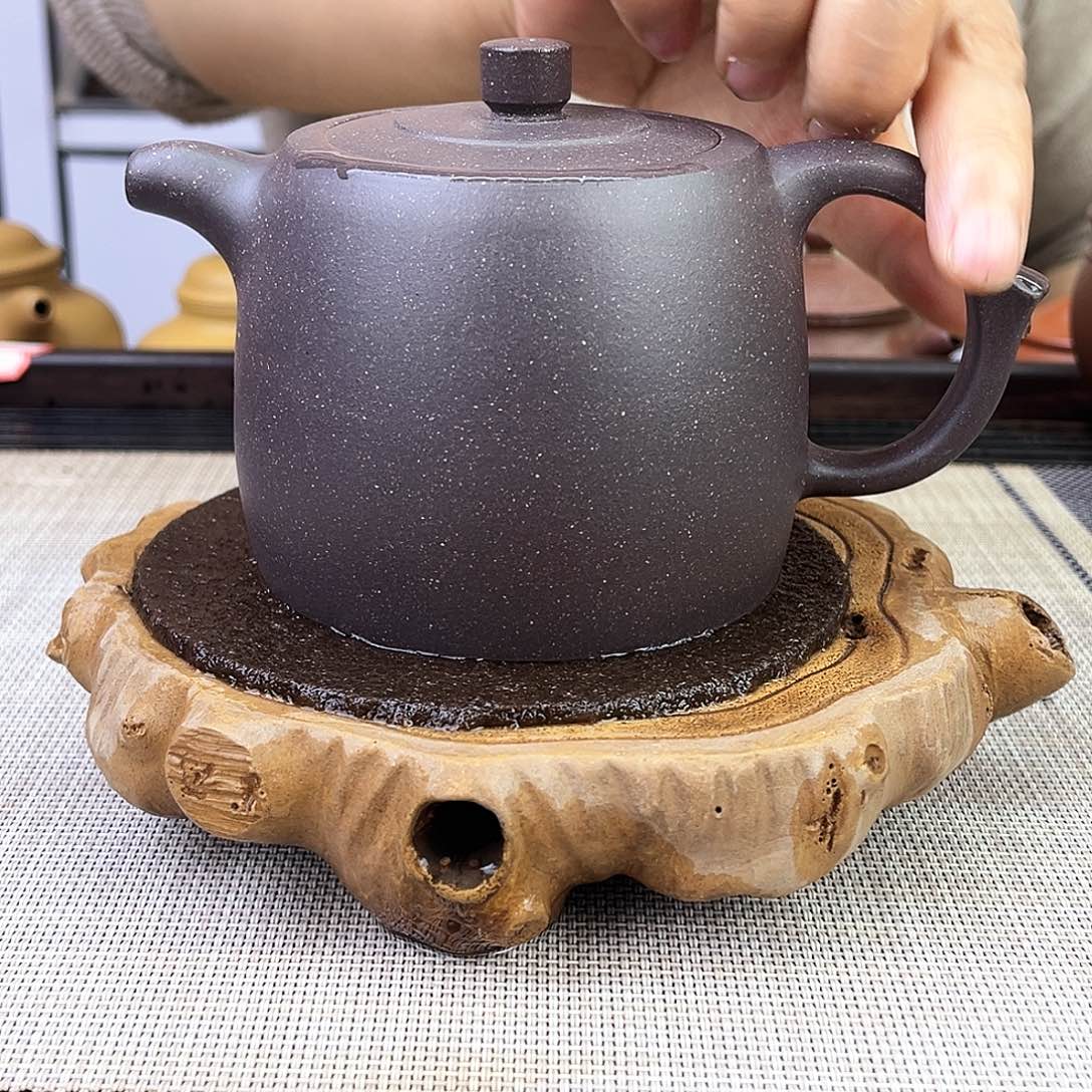 紫砂茶壶宜兴紫砂大水谭天青320c c