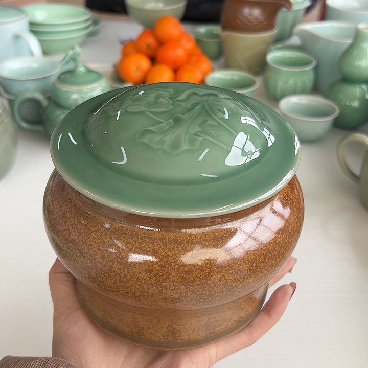 小米茶器龙泉青瓷