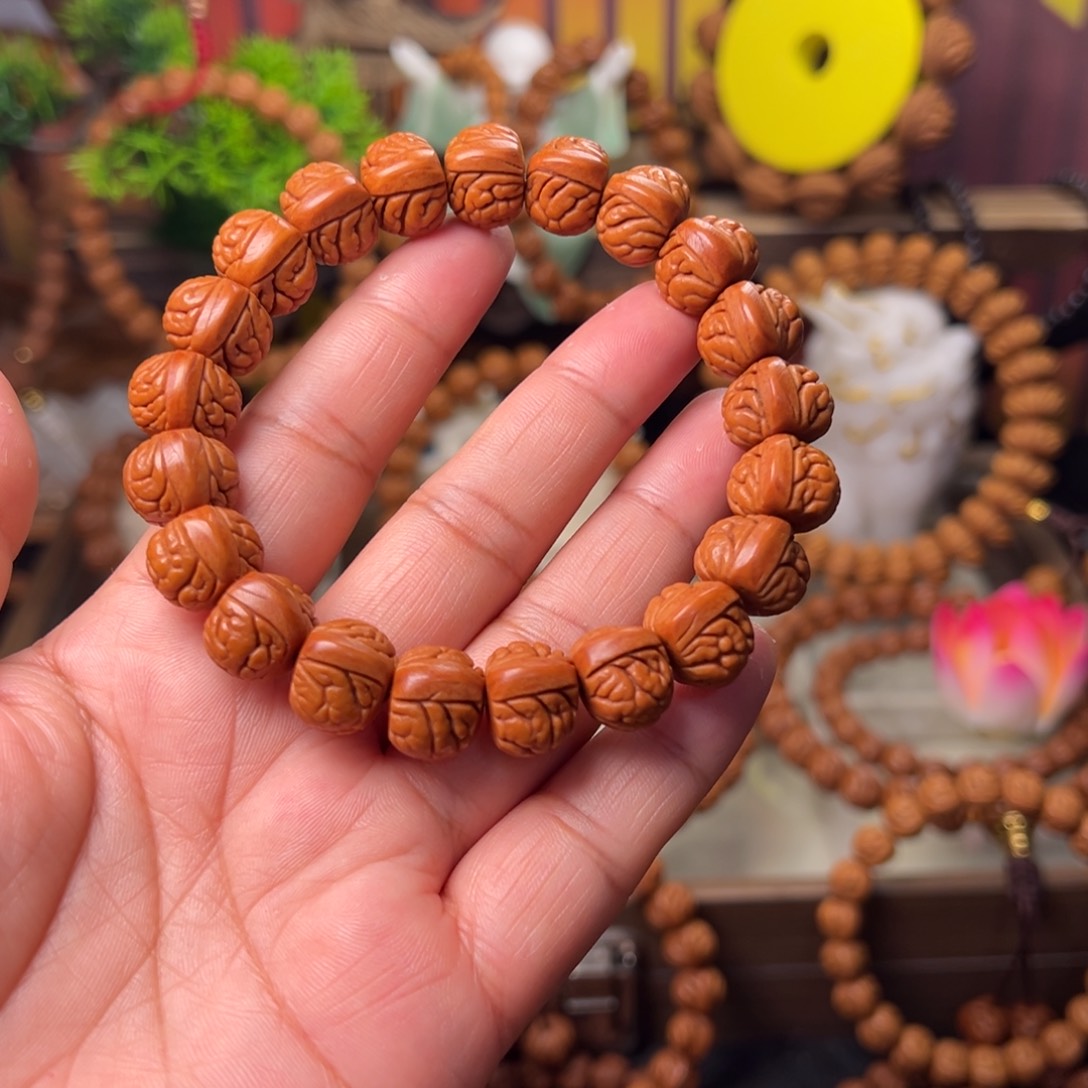 桃核手串荔枝手串14