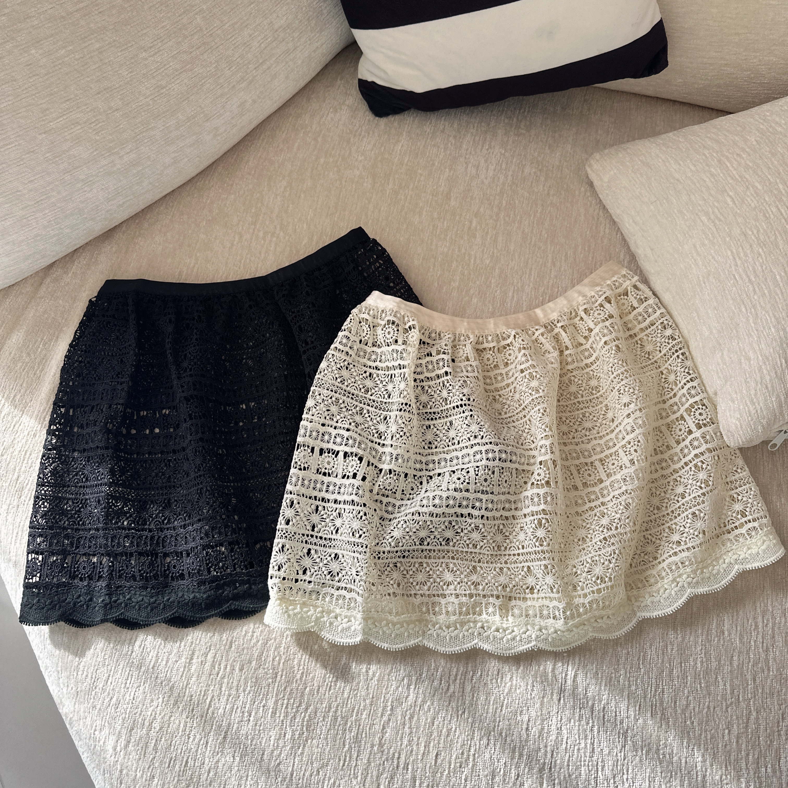 5【大小姐家】百搭款蕾丝配饰半身裙524698