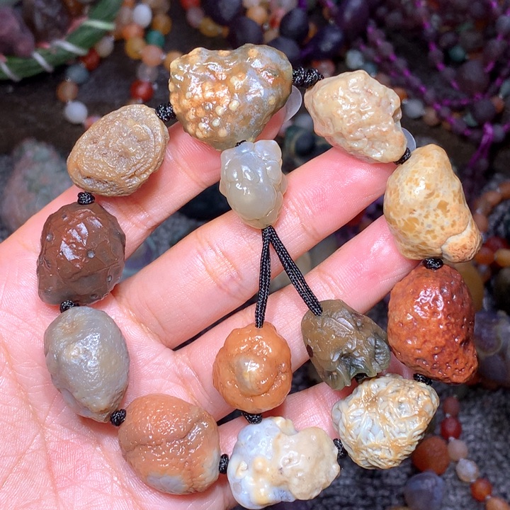 玛瑙/玉髓未镶嵌珠宝半成品