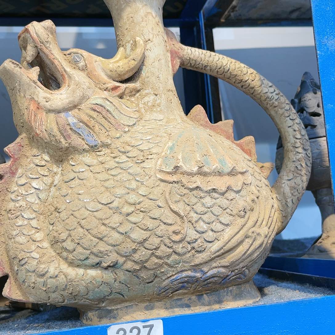 记****子瓦当摆件茶台的一大