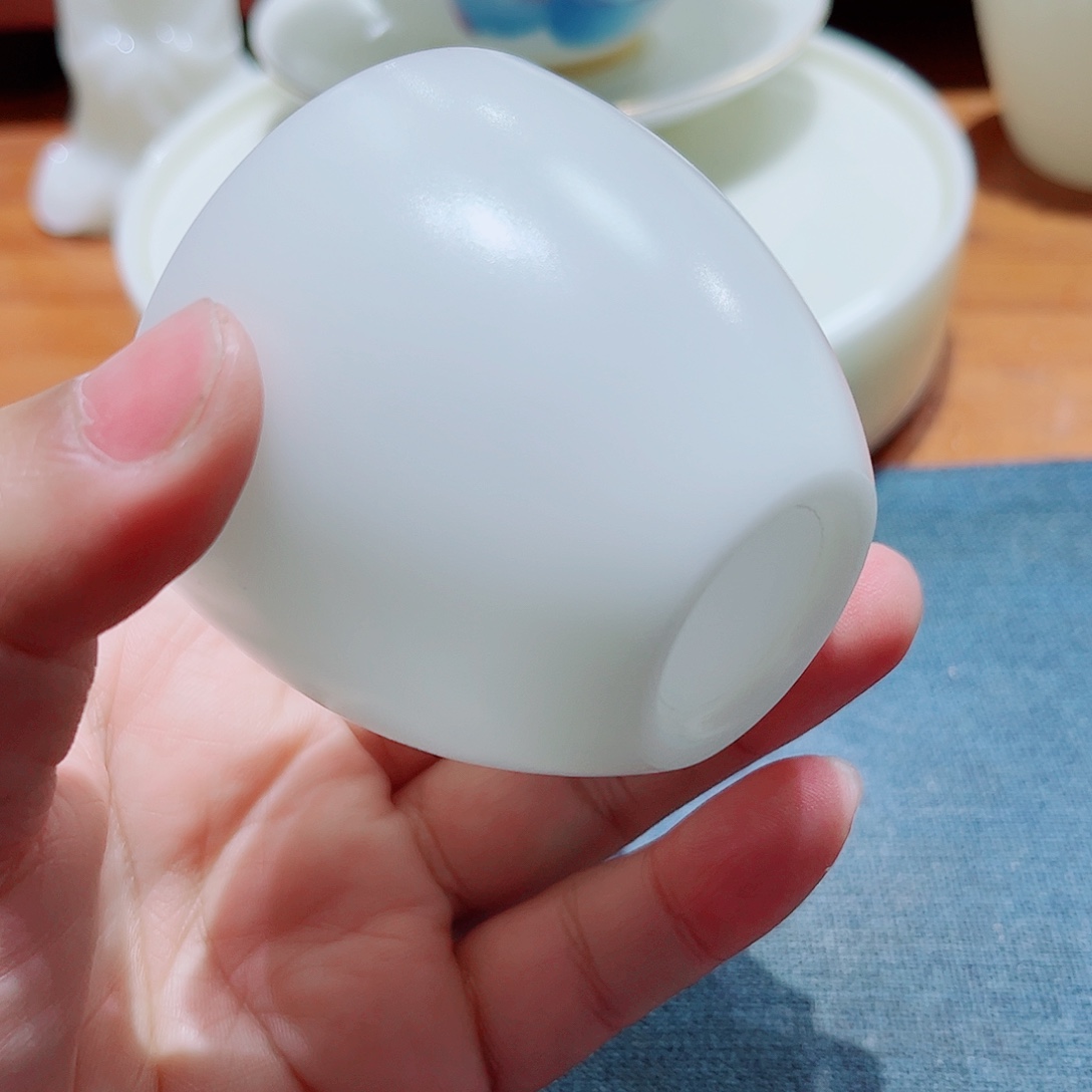 陶瓷2个素烧璞玉85ccccccc