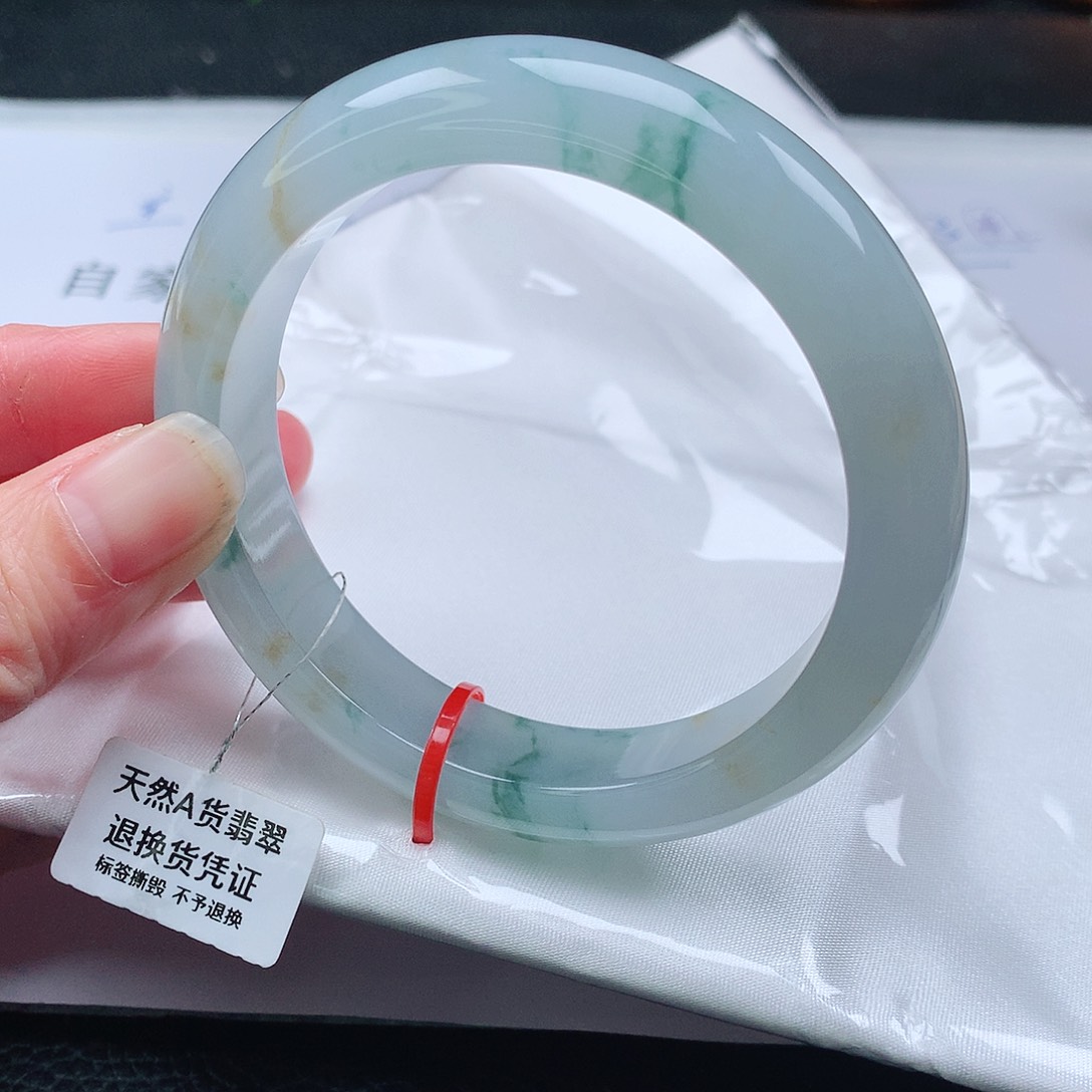 翡翠手镯未镶嵌A*?58.5圈