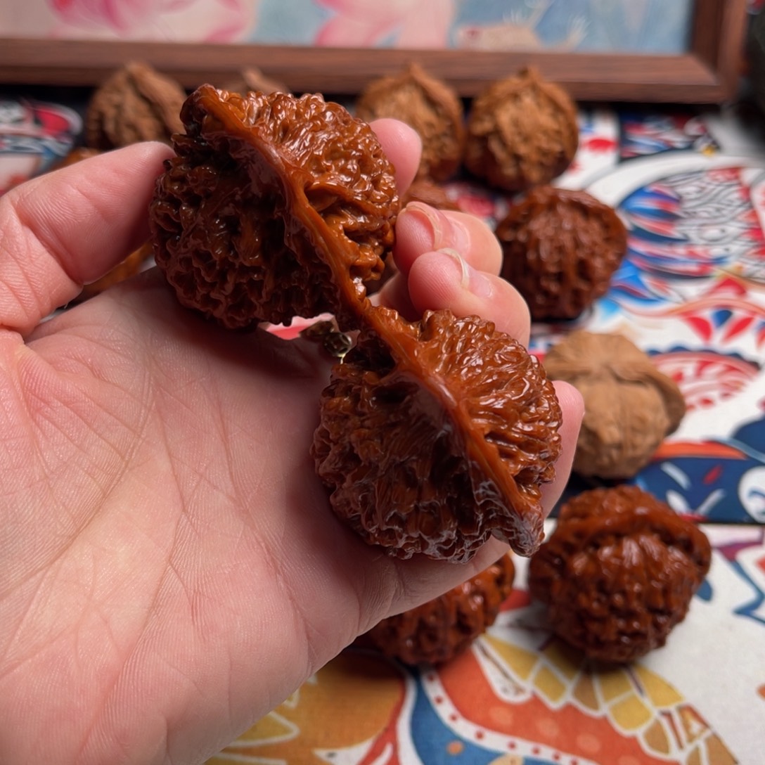 文玩核桃吊坠官帽46