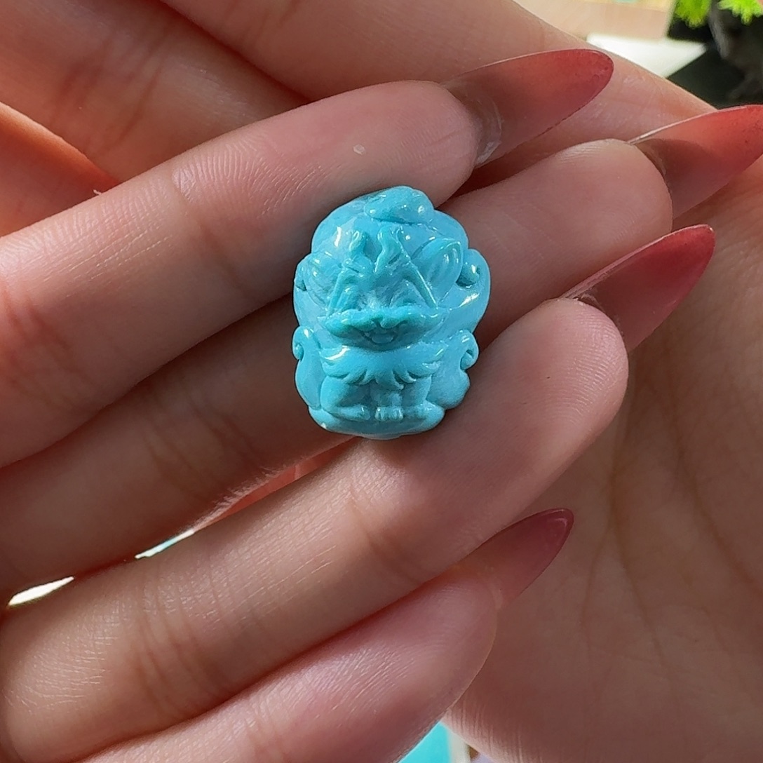 绿松石未镶嵌吊坠(不含链)