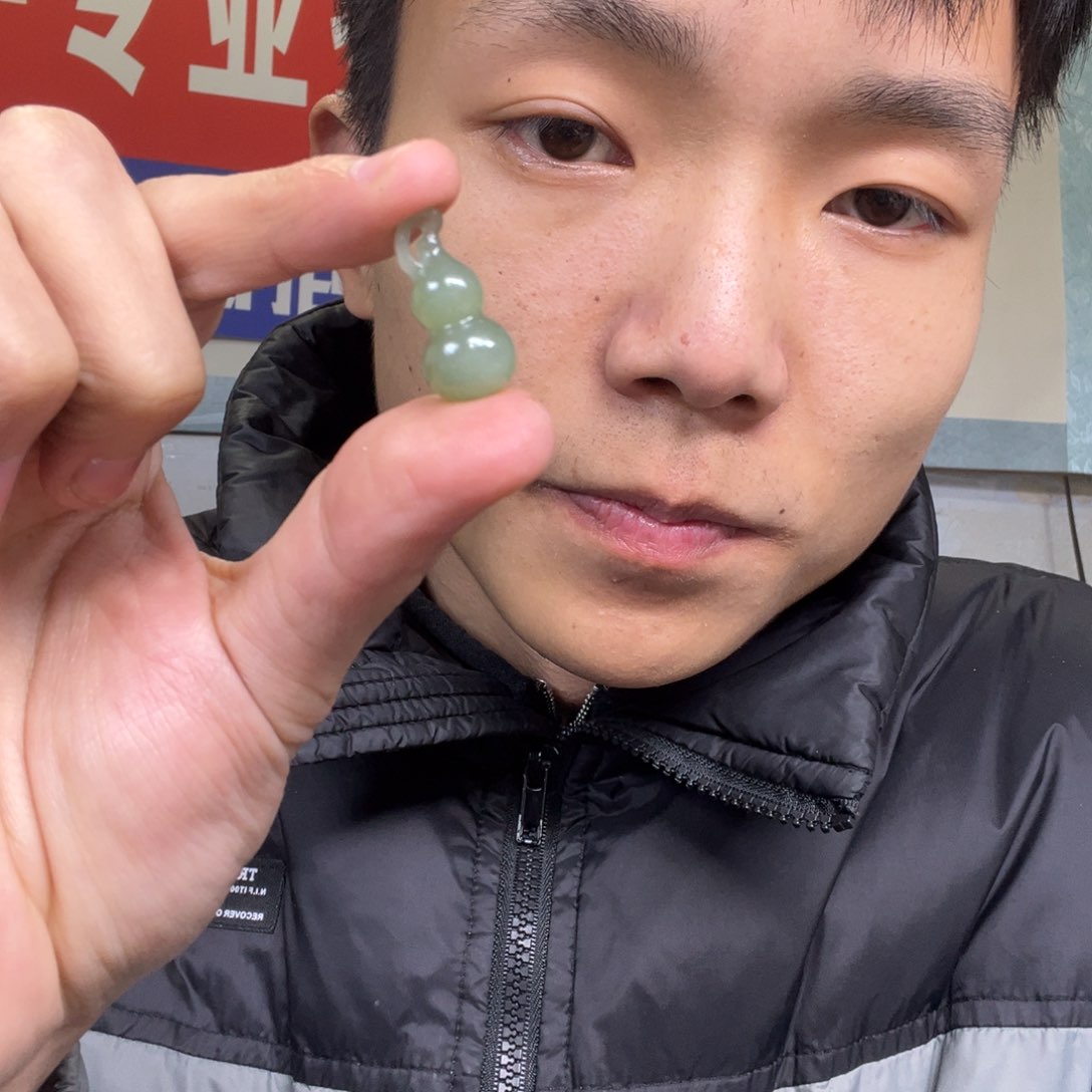 和田玉颈饰未镶嵌桔*多样性手工葫芦