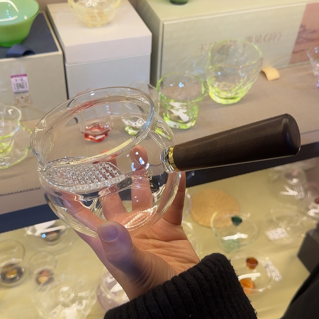 511号高硼硅玻璃侧把煮茶器