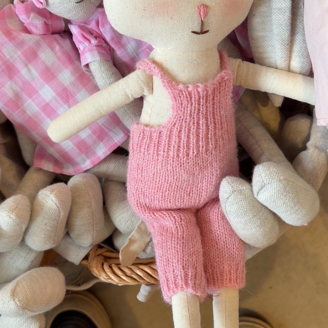 棉麻粉色猫咪6666666