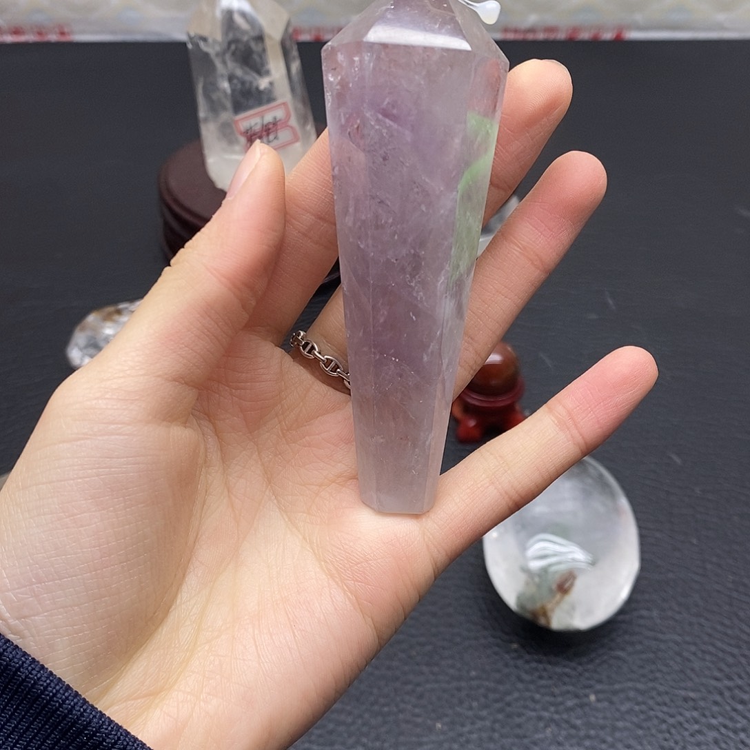 珠宝半成品水晶未镶嵌387水晶石