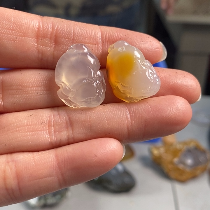 玛瑙/玉髓吊坠(不含链)未镶嵌