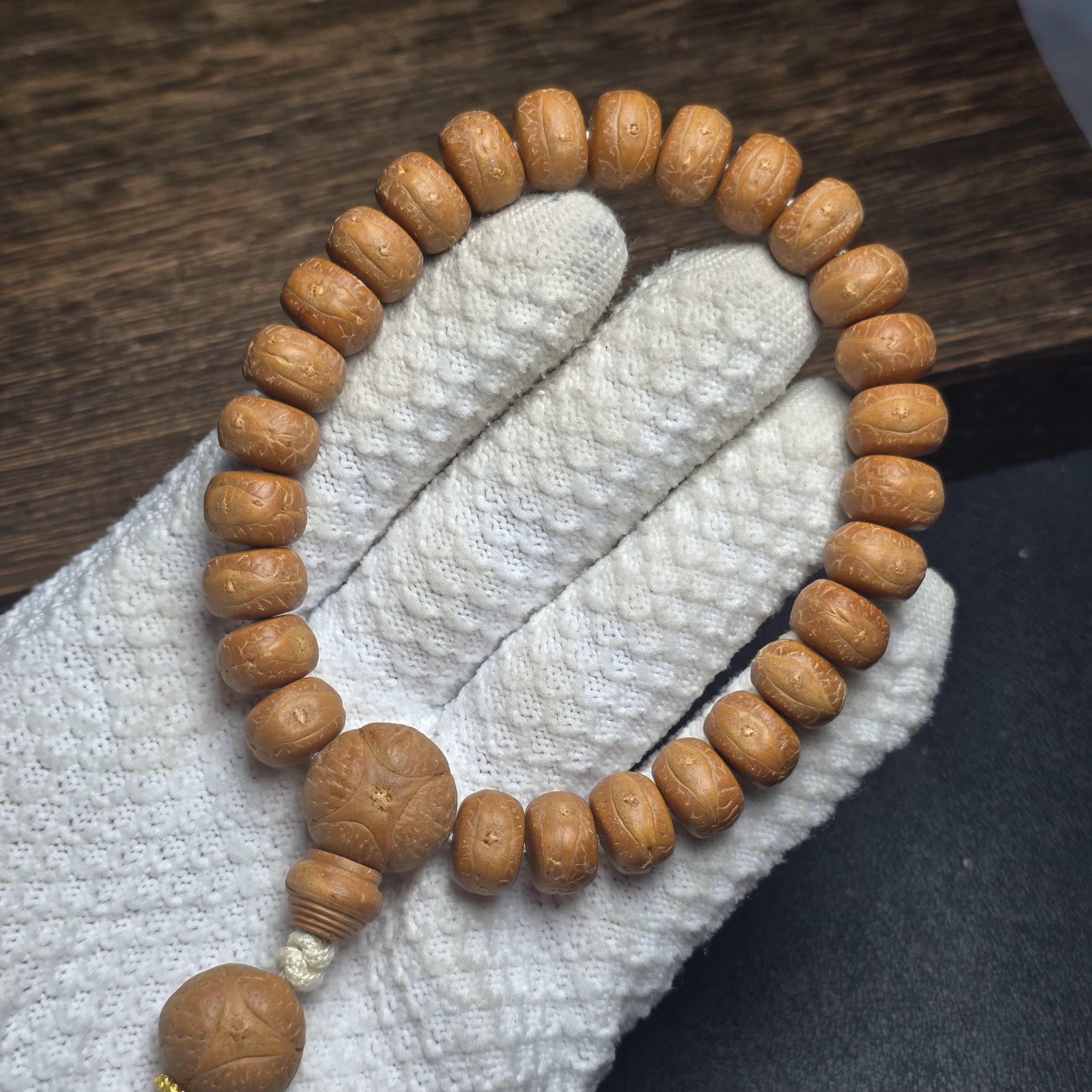 尼泊尔藏式凤眼菩提-单圈款-尺寸12-定制款-货号E6