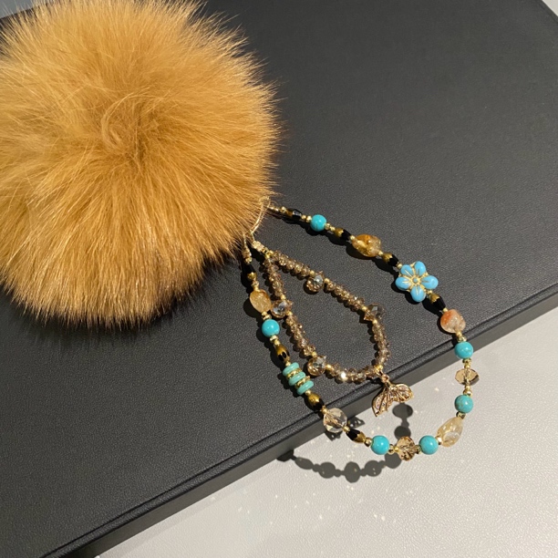 6205复古挂件原创手机链