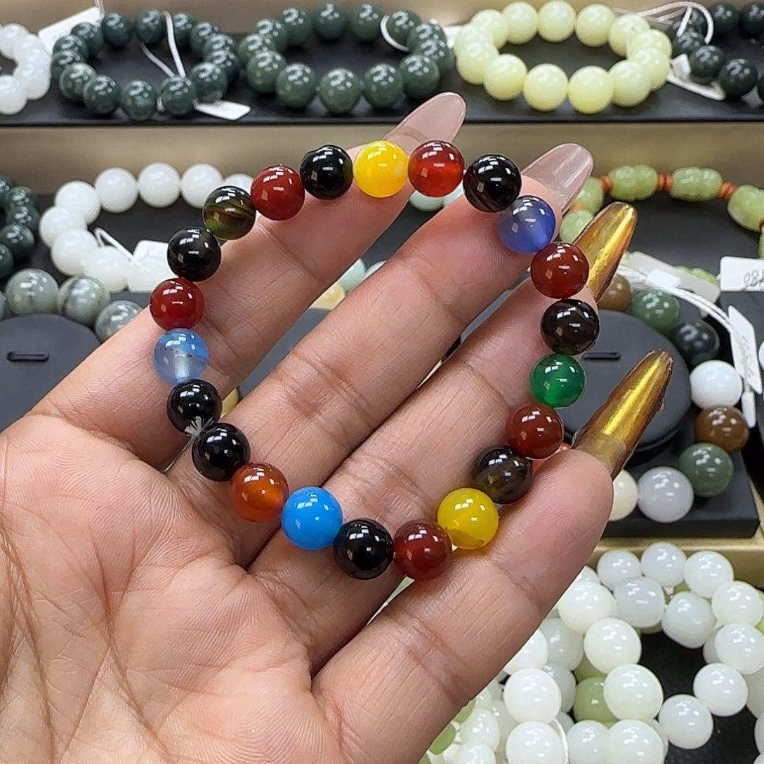 玛瑙/玉髓手链未镶嵌