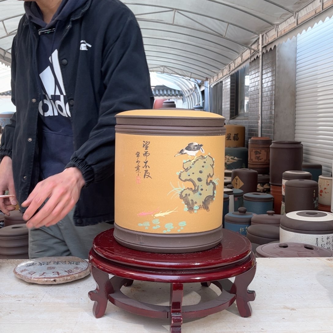 紫砂茶叶罐9 饼茶叶罐