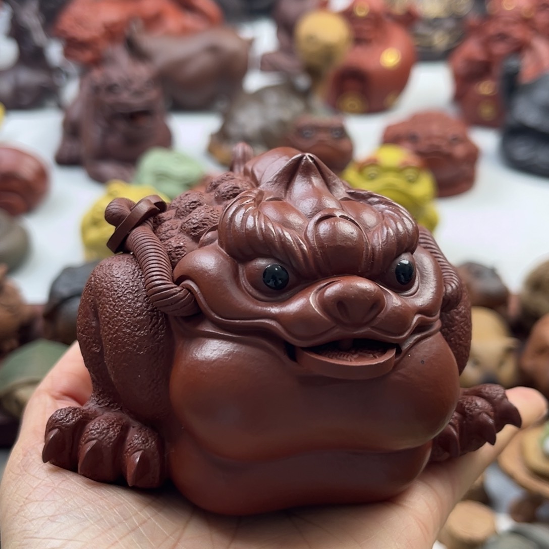 紫砂茶宠木*李紫砂茶宠