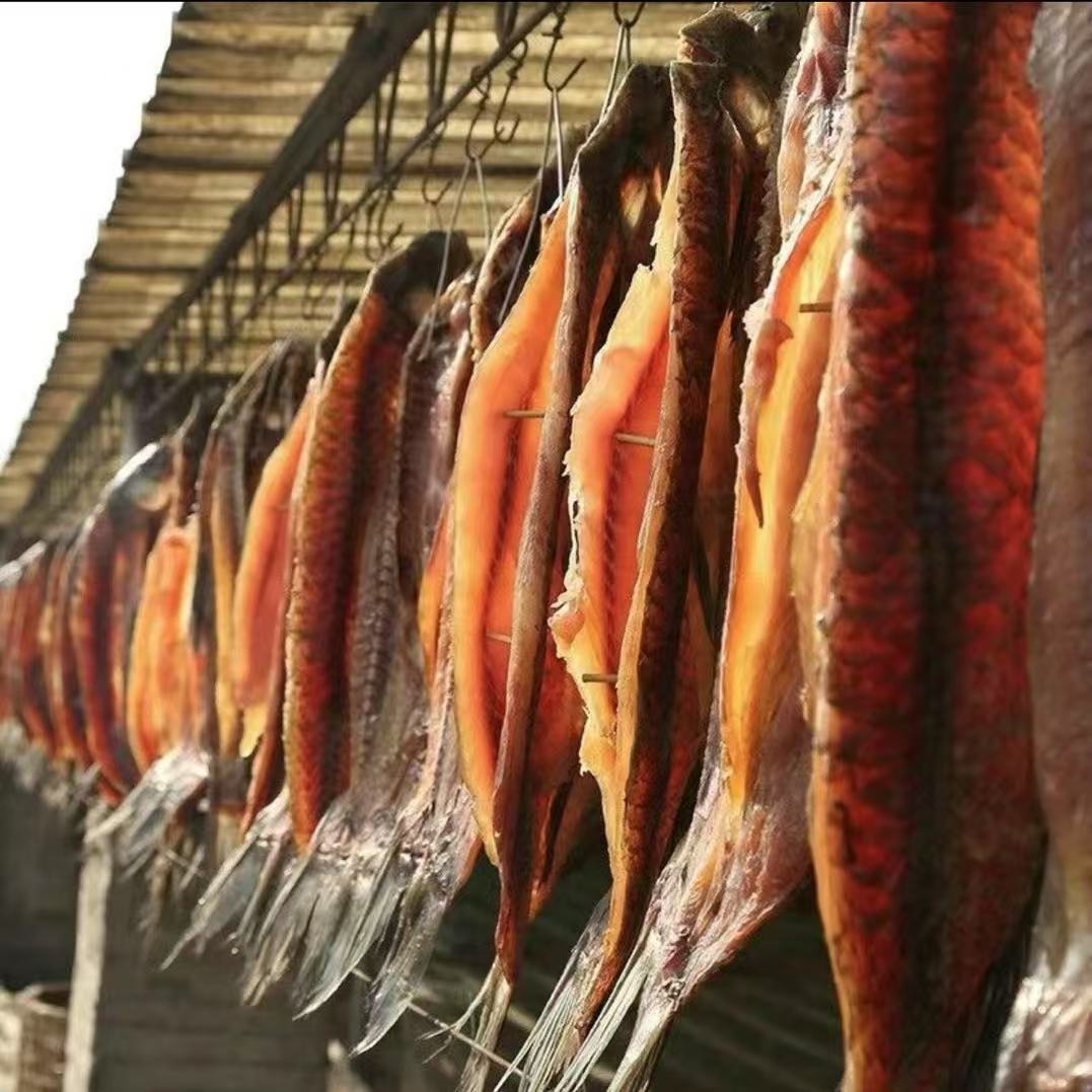 鄱阳特产风干草鱼腊味鱼腌制鱼干优质草鱼干螺丝青干
