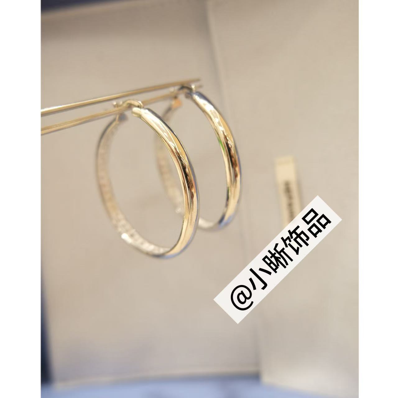 铜合金锆石耳饰 小众设计百搭耳饰46713