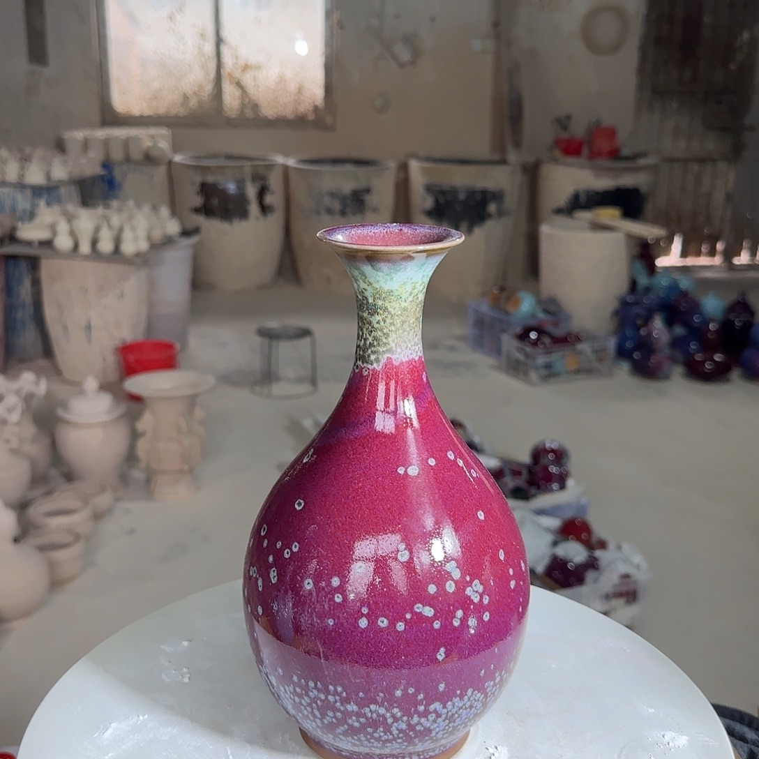 海***田陶摆件郑家钧窑摆件