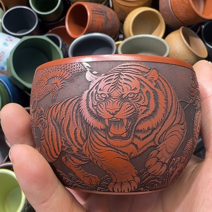 茶杯紫砂全手工制作工艺