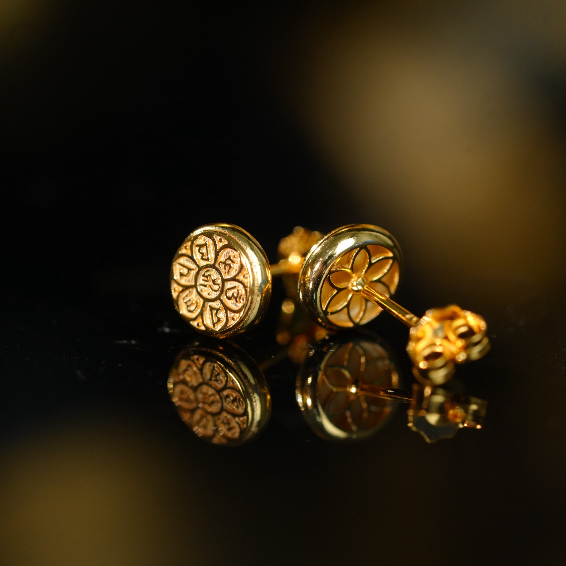 925银银制品 【初见珠宝】六字耳钉22-1CL236X83【多样性发一件】