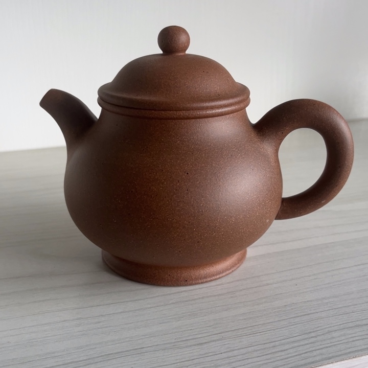 紫砂茶壶青段高温退火潘壶350CC