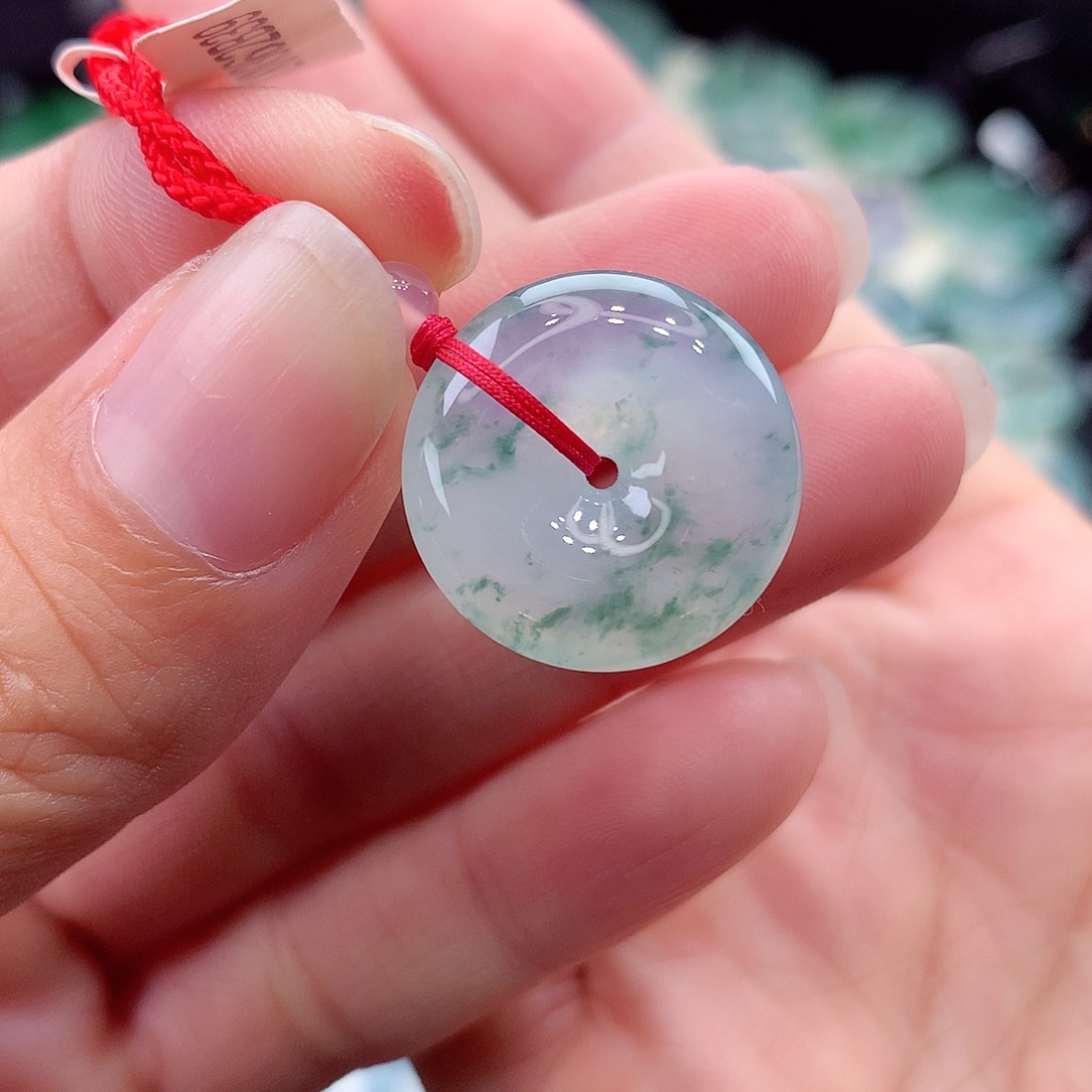 颈饰未镶嵌翡翠编号2尺寸19.4-5.8