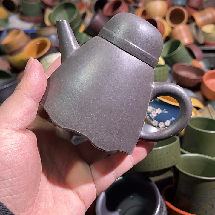 紫砂茶杯全手工紫砂主人杯