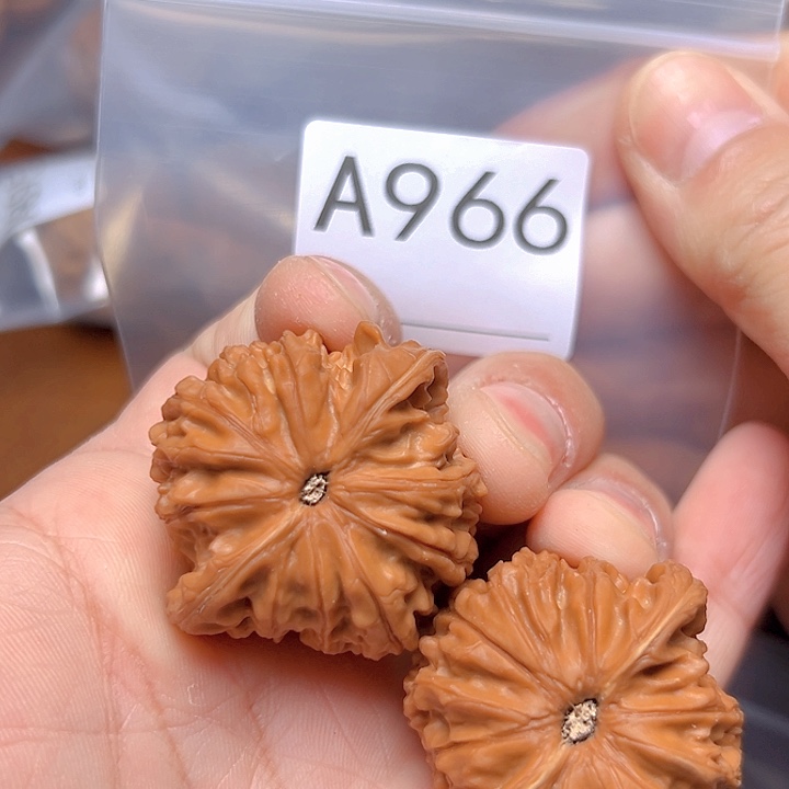 文玩核桃把件41磨盘