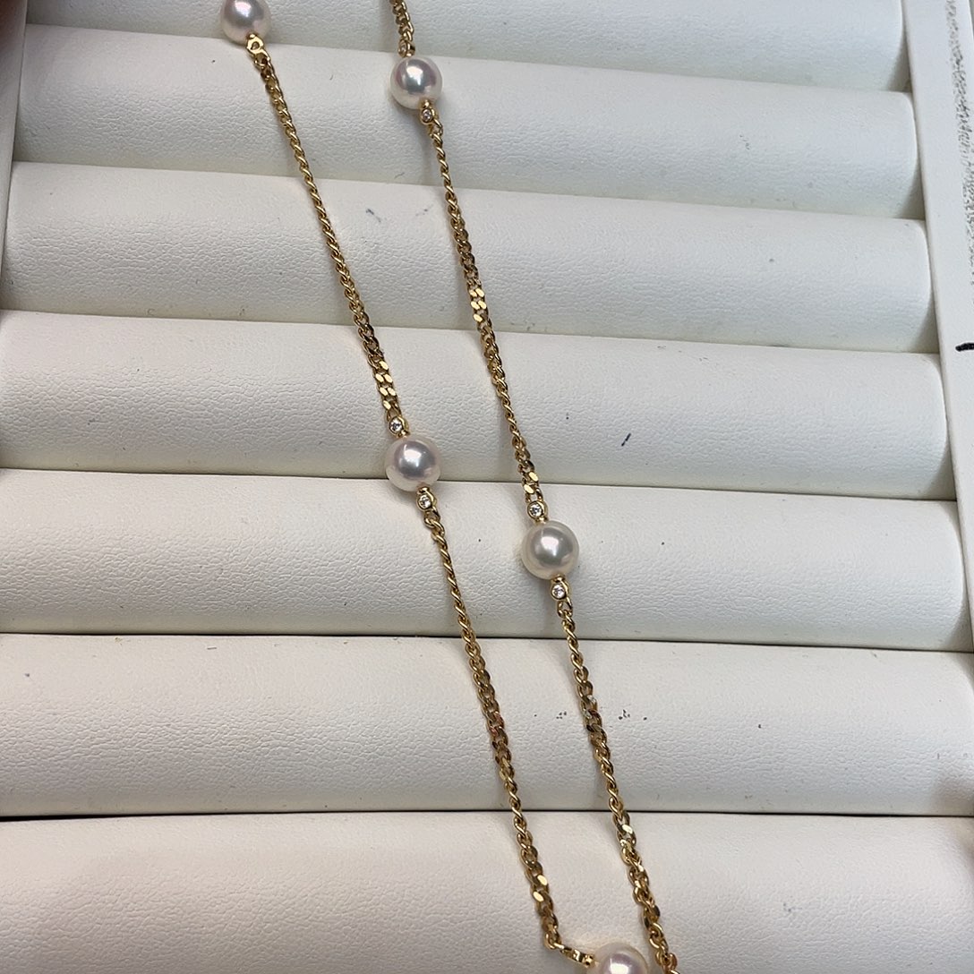 银S925镶嵌海水珍珠颈饰