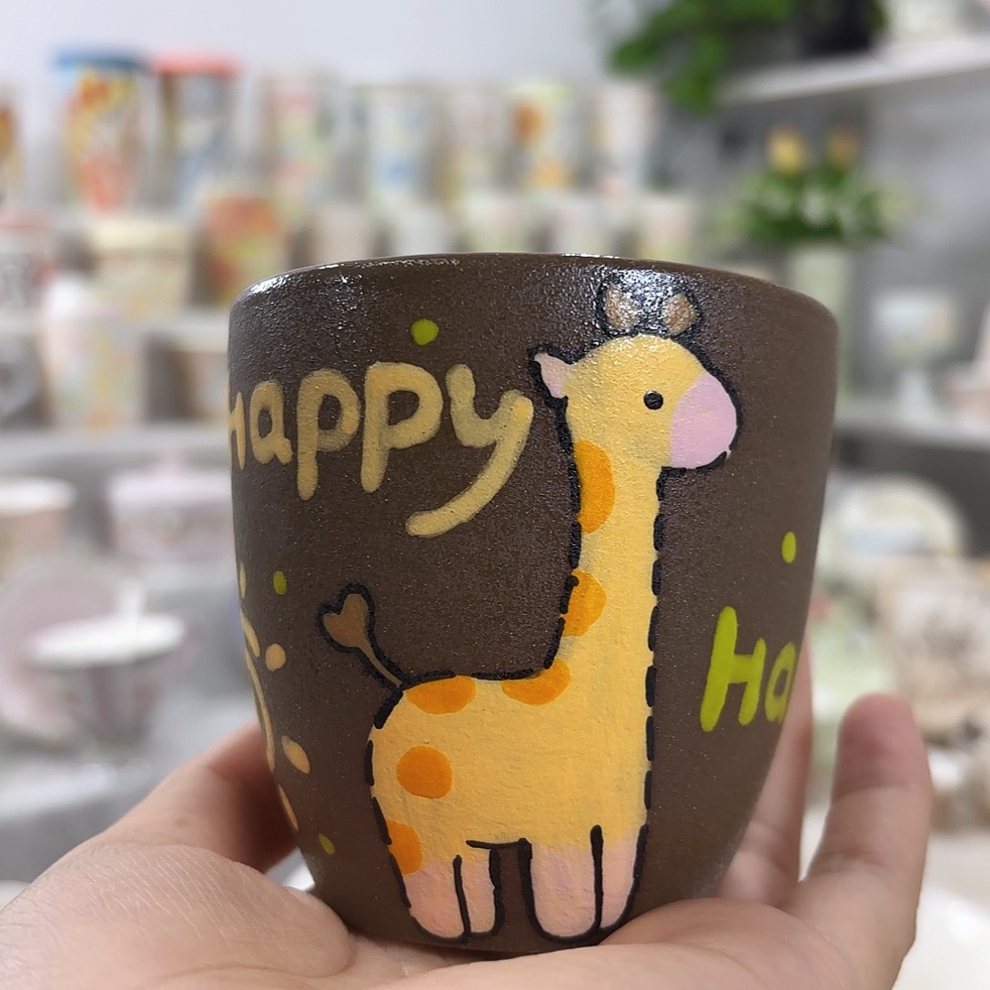 手绘创意高温釉下彩陶瓷