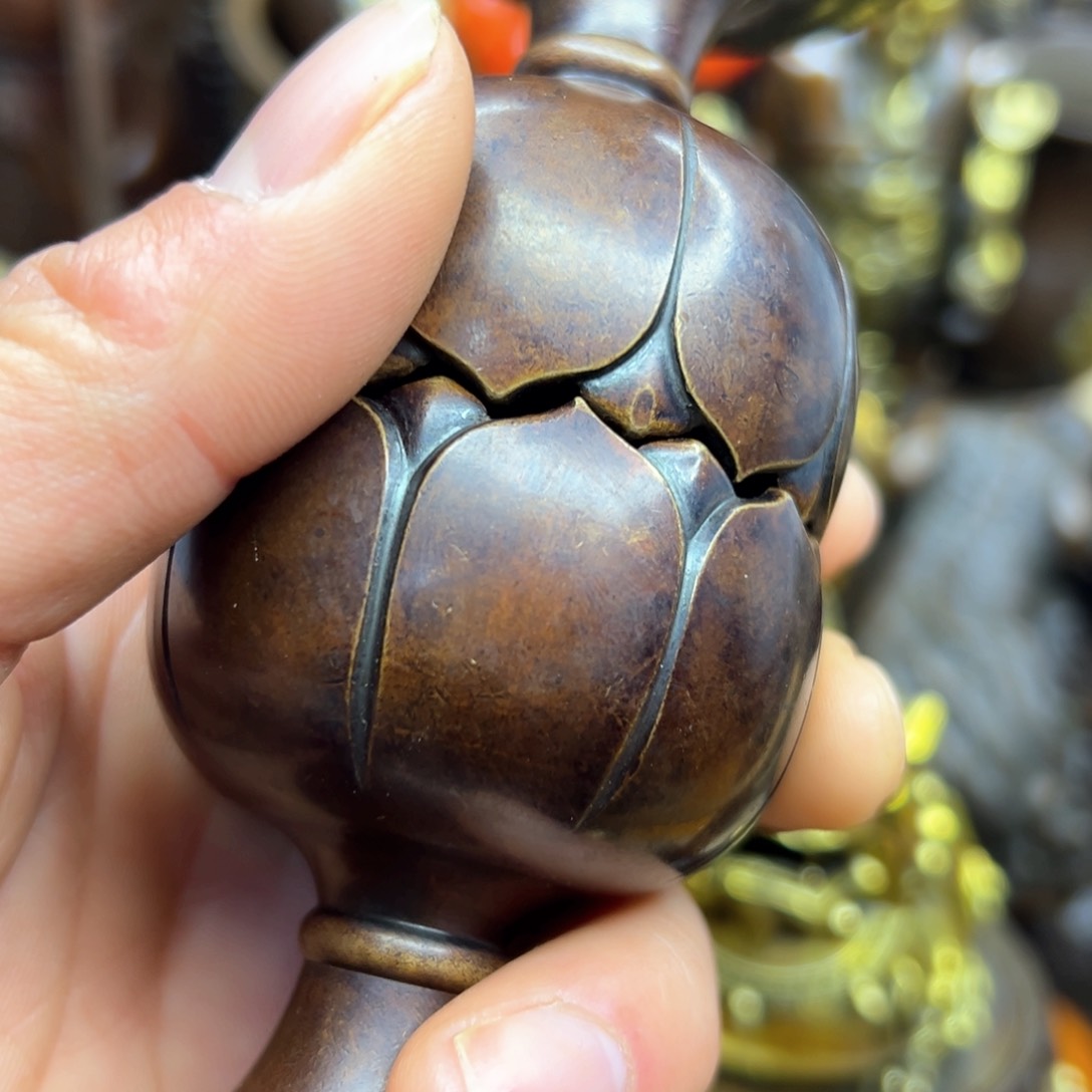 铜摆件欢迎欢迎你